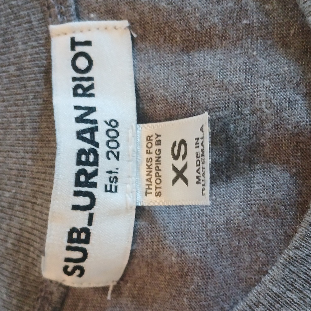 Sub_Urban Riot Grey Tank Top - Picture 2 of 5